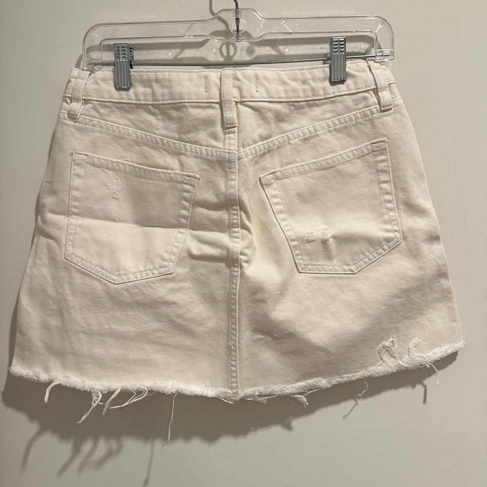 Free People White Mini Skirt - Picture 8 of 8